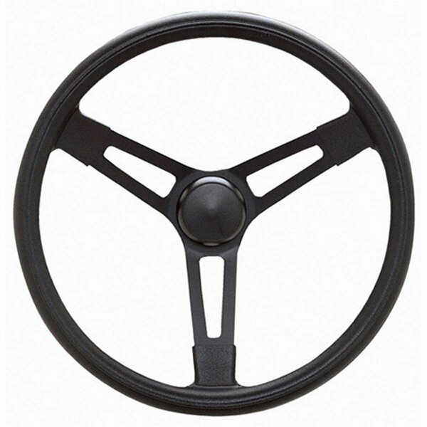 Newalthlete 677 Performance Series 16 in. Steel Steering Wheel - Smooth Grip - 3.12 in. Dish NE3613804